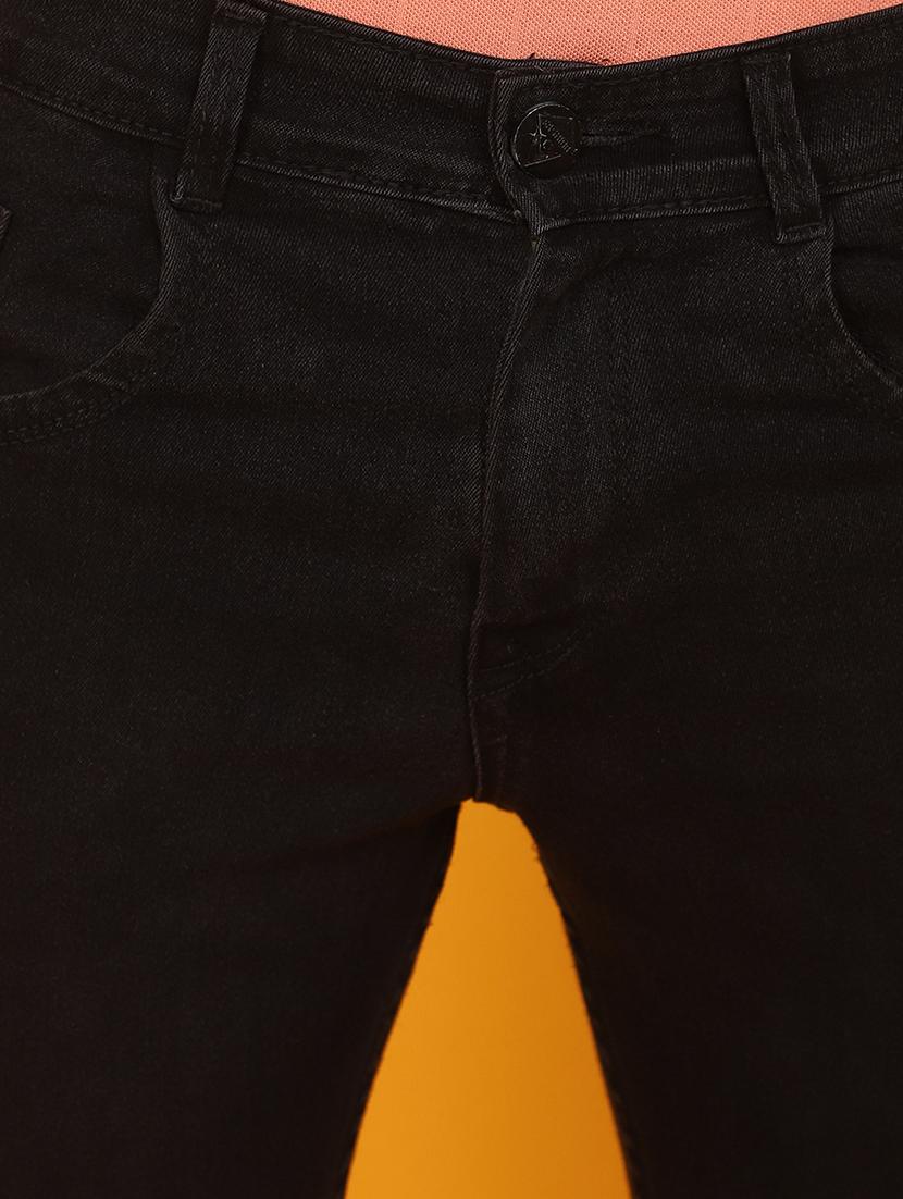 men mid rise plain denim jeans - 20962444 - Standard Image - 5