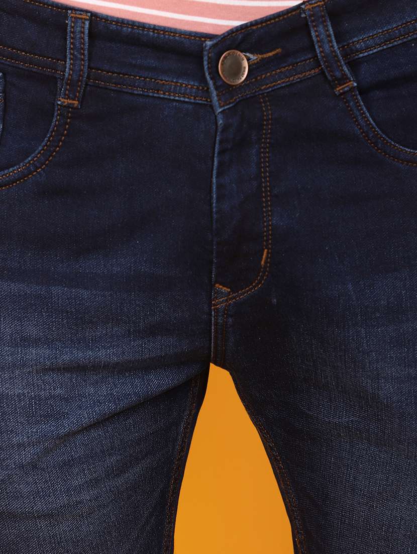 men mid rise washed denim jeans - 20962454 -  Standard Image - 3