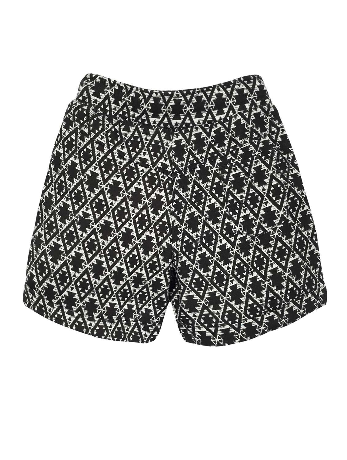 light blue & black printed detailed top & shorts set - 20963867 - Standard Image - 5