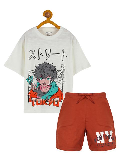 boys graphic print twin set - 20963880 - Standard Image - 0