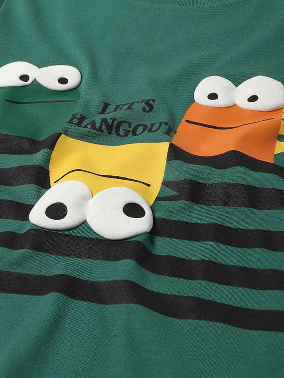 boys graphic print cotton twin set - 20963882 -  Standard Image - 3