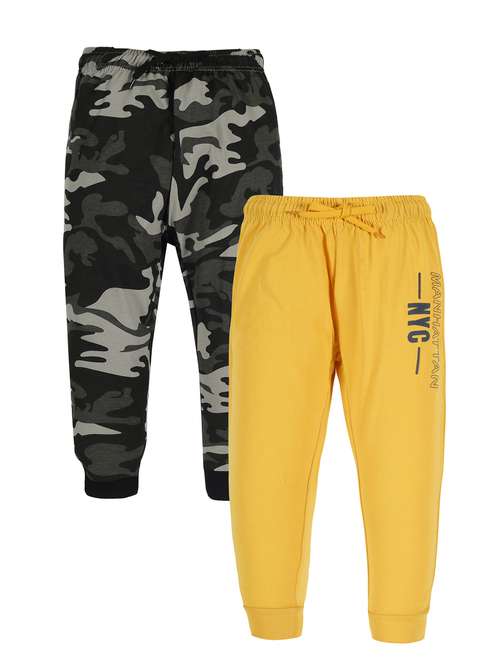 pack of 2 cotton joggers - 20963890 -  Standard Image - 0