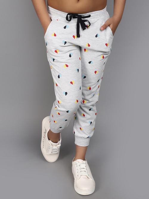kids grey printed detailed jogger - 20965318 -  Standard Image - 0