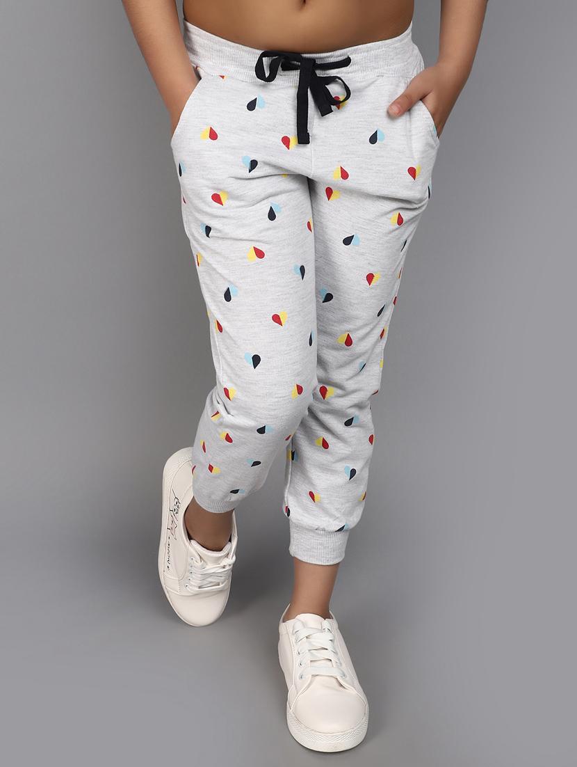 kids grey printed detailed jogger - 20965318 -  Zoom Image - 0