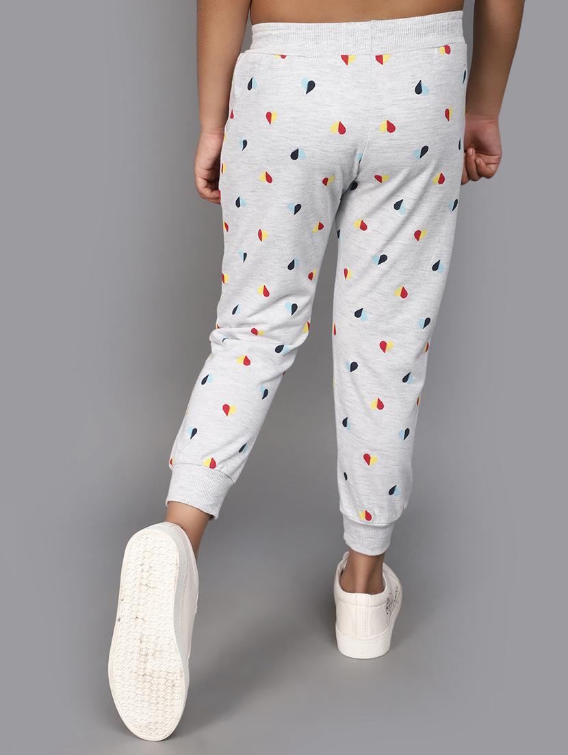 kids grey printed detailed jogger - 20965318 - Standard Image - 3
