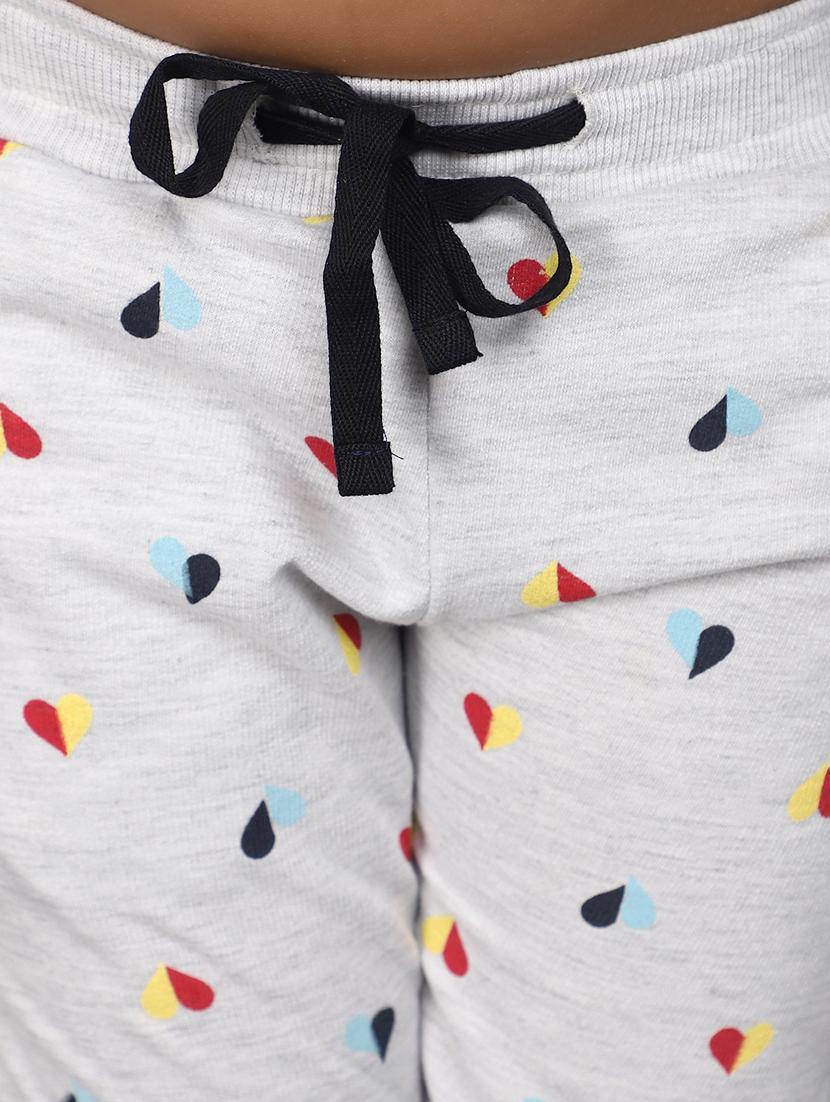 kids grey printed detailed jogger - 20965318 - Standard Image - 5