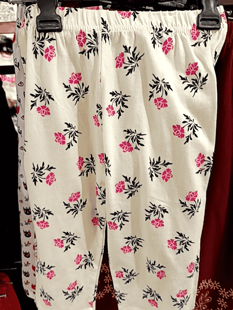 off white cotton single jersey shorts and threefourth - 20965353 - Zoom Image - 0