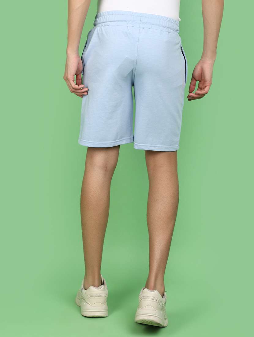 men solid mid rise shorts - 20965771 -  Standard Image - 3