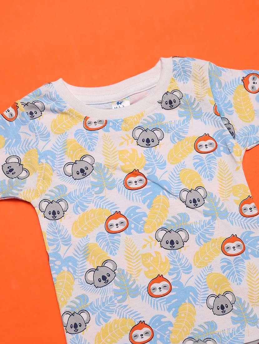 kids pack of 3 cotton t-shirt - 20965870 -  Standard Image - 3