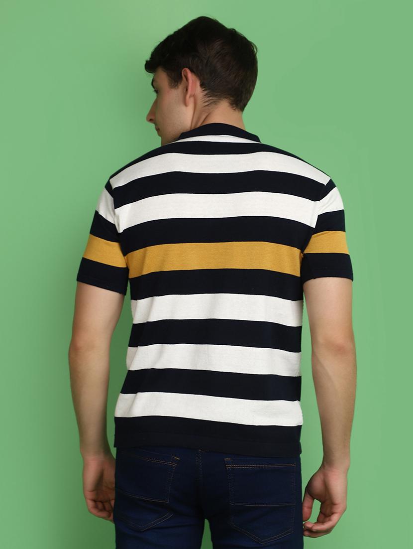 men striped short sleeves t-shirt - 20965876 - Standard Image - 3