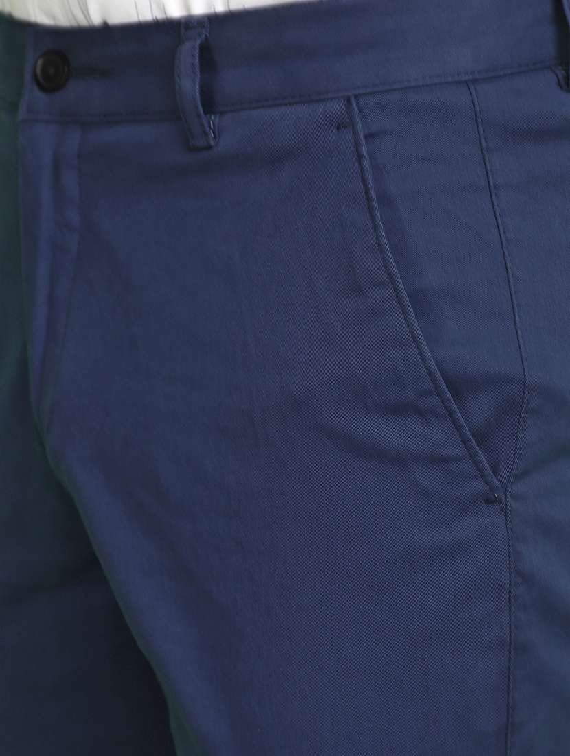 men solid full length chinos  - 20965935 -  Standard Image - 5