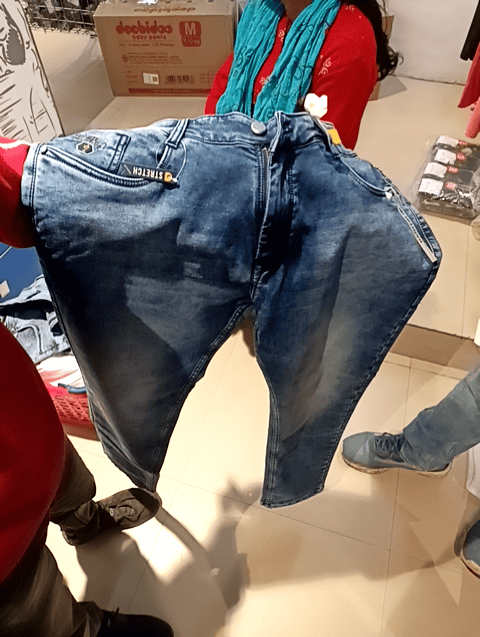 assorted cotton knitted denim jeans - 20965939 - Standard Image - 0