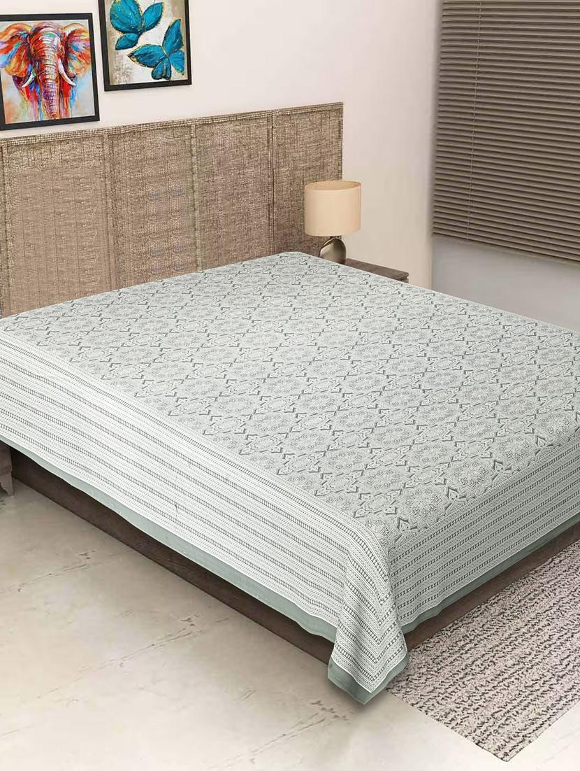 texstylers pure cotton printed jaipuri 60 x 90 inches single bedsheet - 20968100 - Zoom Image - 0