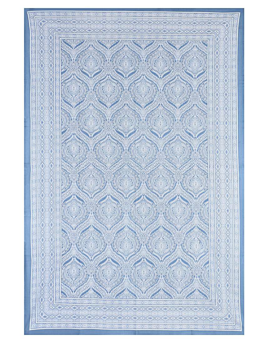texstylers cotton 280 tc printed 60 x 90 inches 6 seater dining table cloth - 20968155 - Standard Image - 3