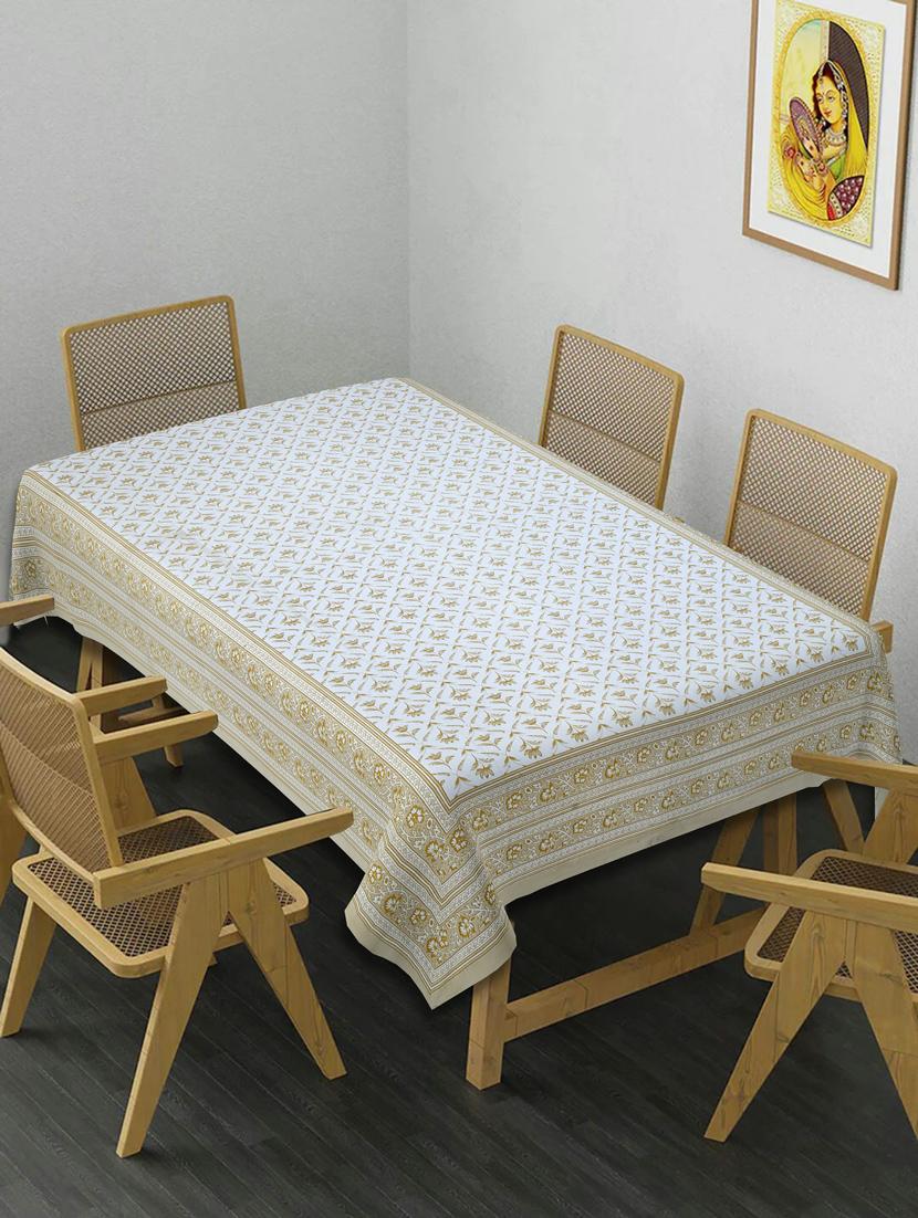 texstylers cotton 280 tc printed 60 x 90 inches 6 seater dining table cloth - 20968169 - Zoom Image - 0
