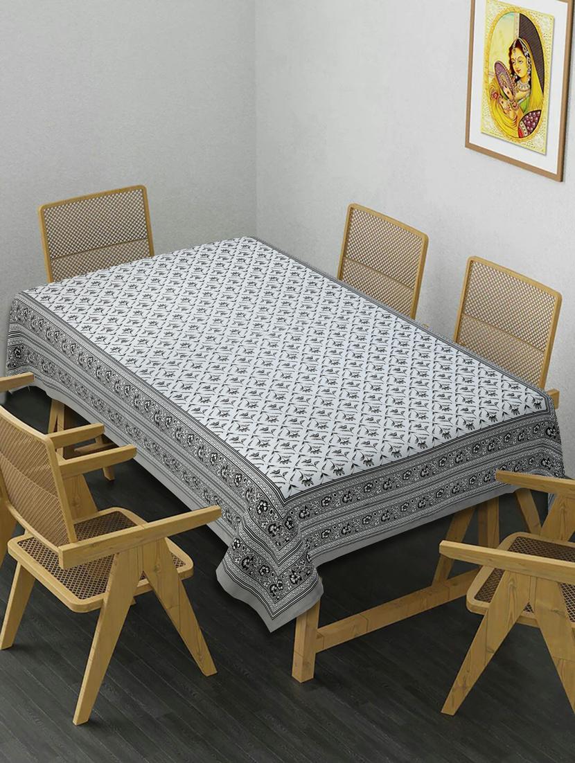 texstylers cotton 280 tc printed 60 x 90 inches 6 seater dining table cloth - 20968171 - Zoom Image - 0