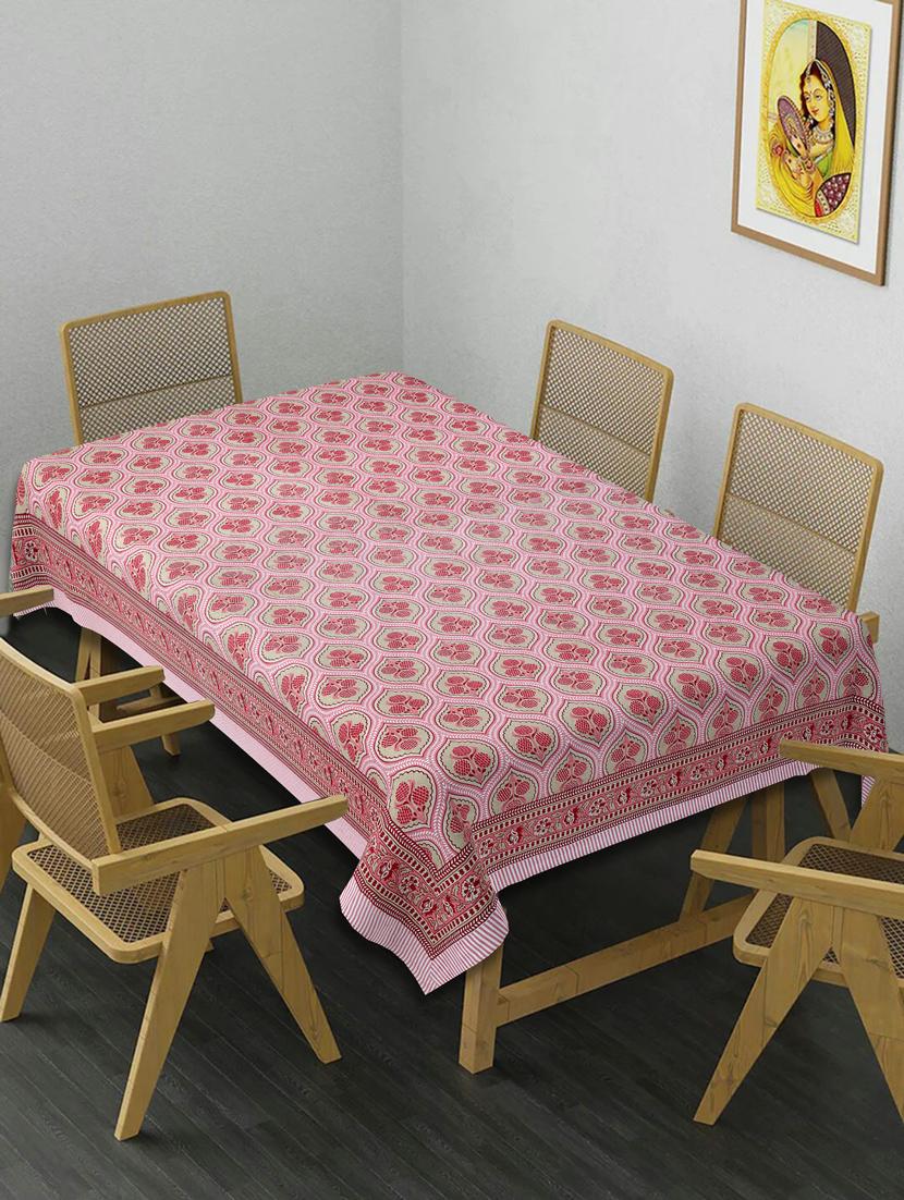 texstylers cotton 280 tc printed 60 x 90 inches 6 seater dining table cloth - 20968172 - Zoom Image - 0