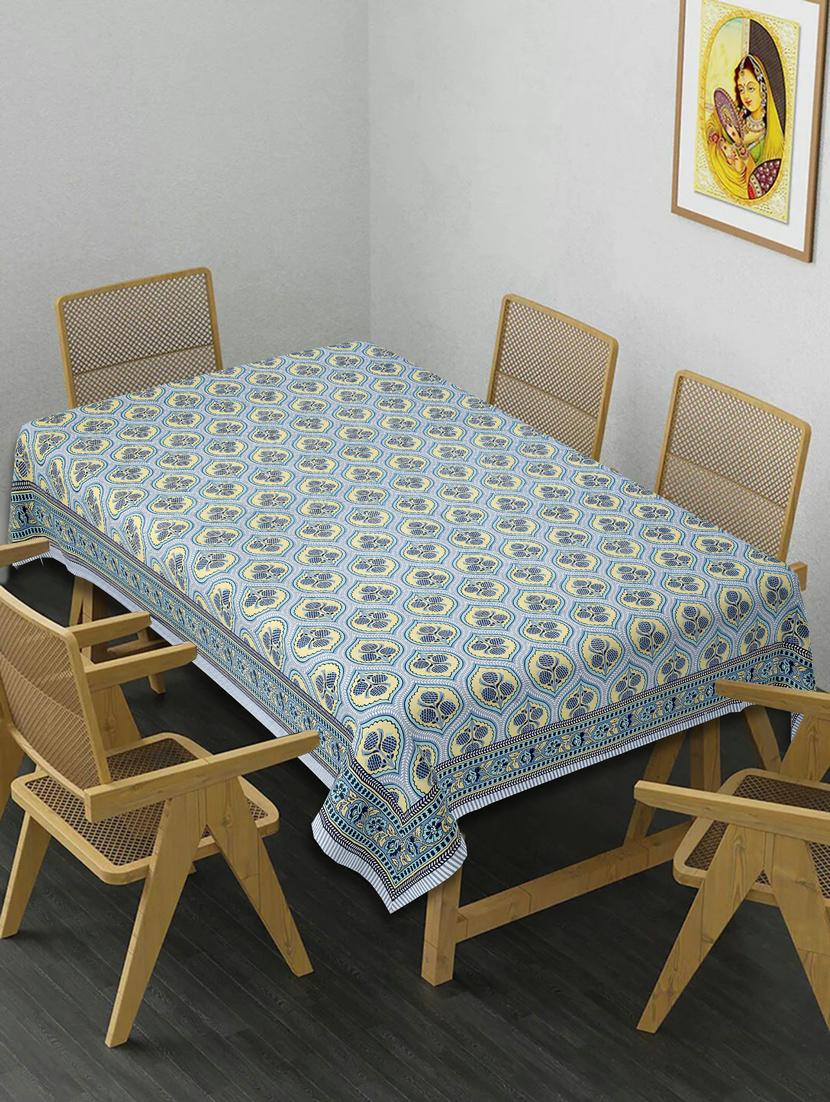 texstylers cotton 280 tc printed 60 x 90 inches 6 seater dining table cloth - 20968173 - Zoom Image - 0
