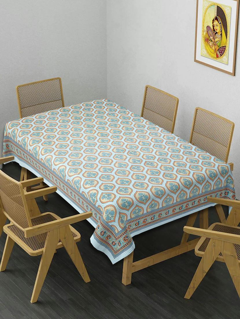 texstylers cotton 280 tc printed 60 x 90 inches 6 seater dining table cloth - 20968174 - Zoom Image - 0