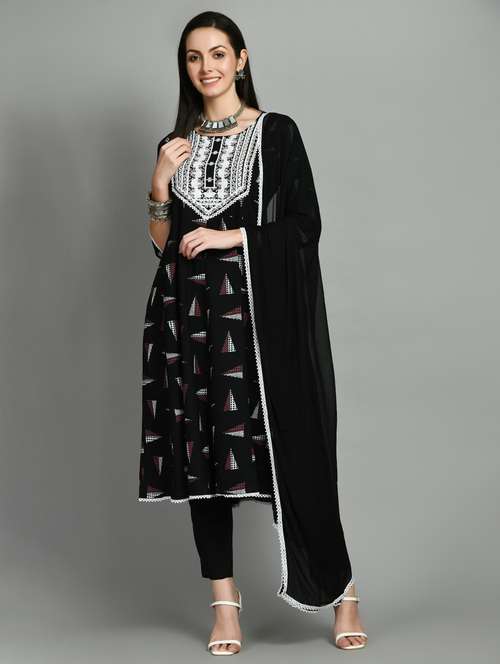 women printed cotton suit set - 20968652 -  Standard Image - 0