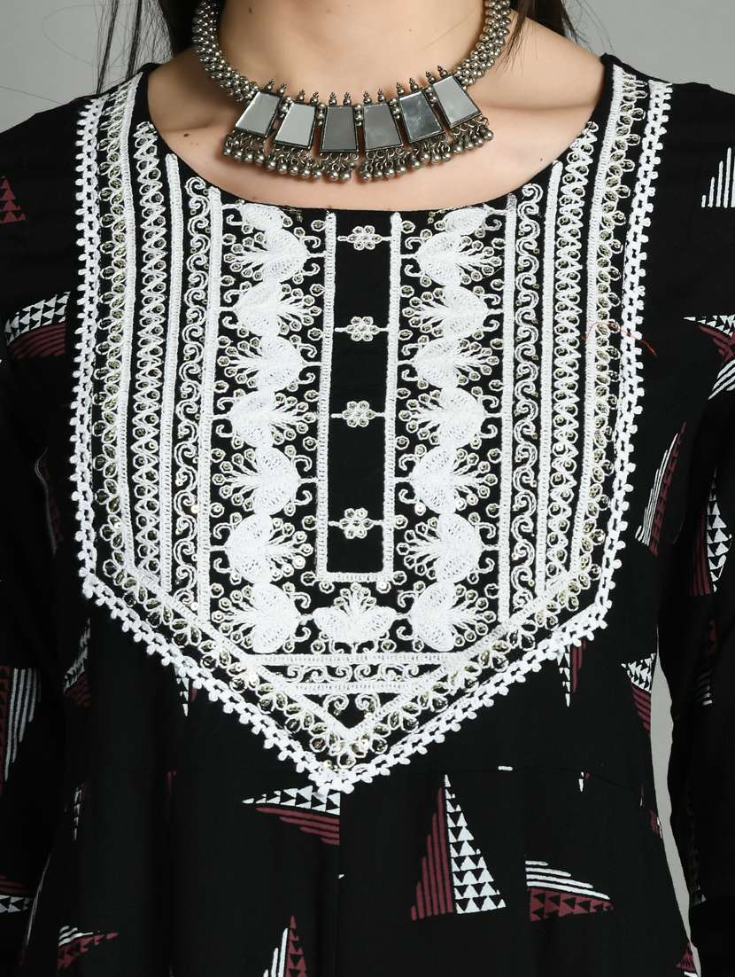 women printed cotton suit set - 20968652 -  Standard Image - 5