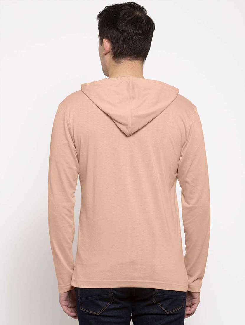 men hood neck chest printed t-shirt - 20968870 - Standard Image - 3
