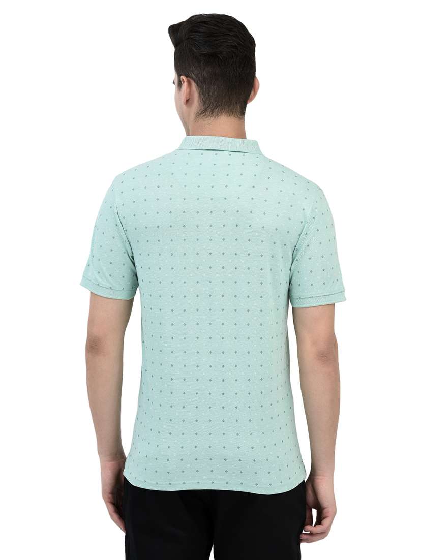 men polo neck printed t-shirt - 20969106 -  Standard Image - 3