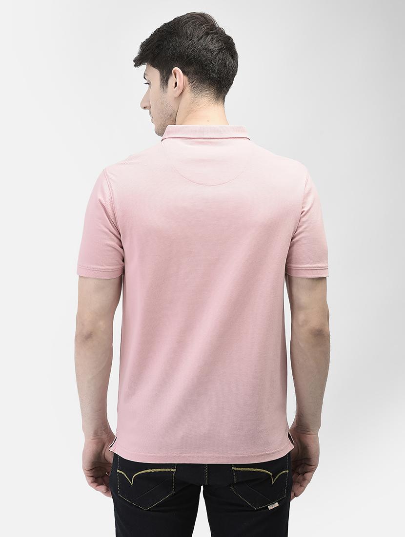 men polo neck solid t-shirt - 20969120 - Standard Image - 3