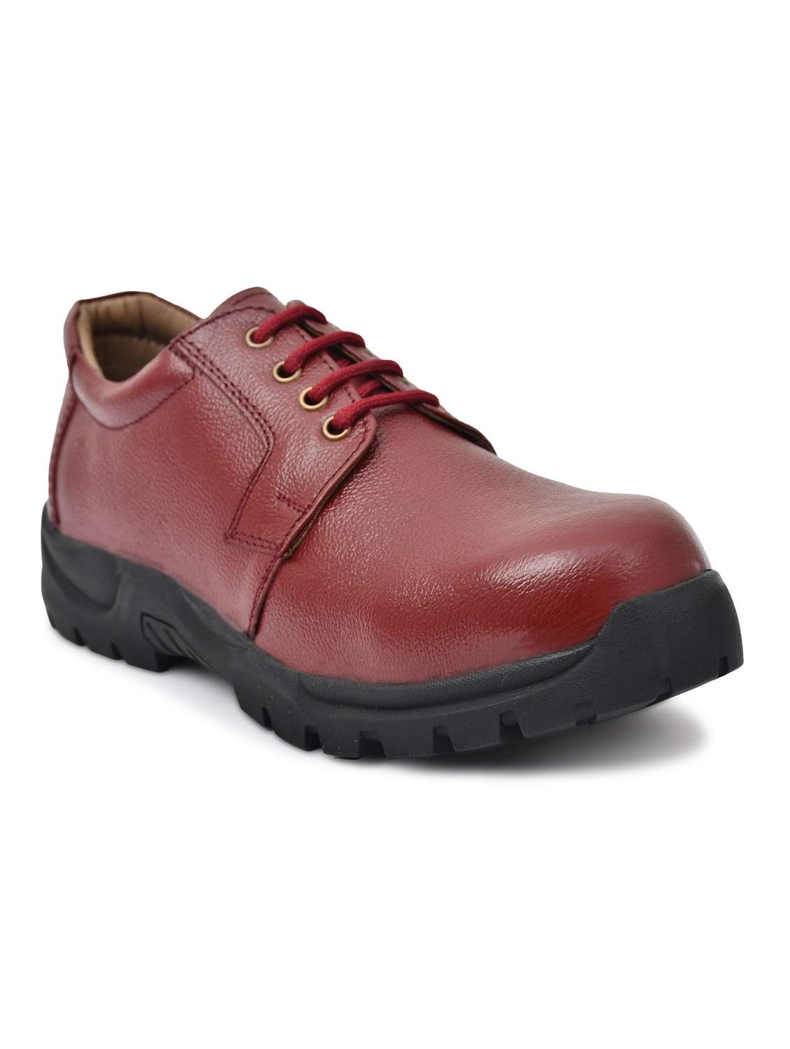 maroon leather laceup derbies