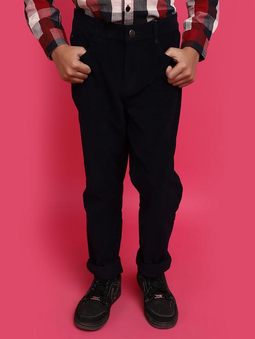 boys plain cotton blend slim fit jeans - 20969625 -  Standard Image - 0