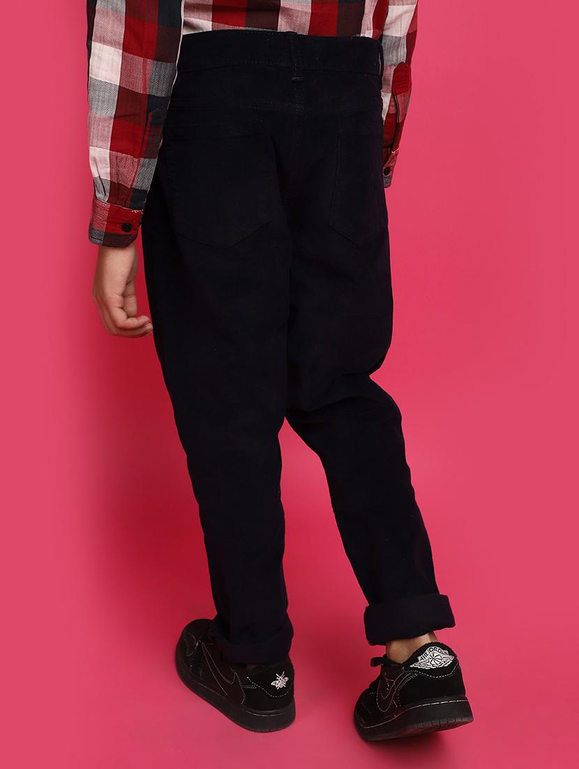 boys plain cotton blend slim fit jeans - 20969625 - Standard Image - 3