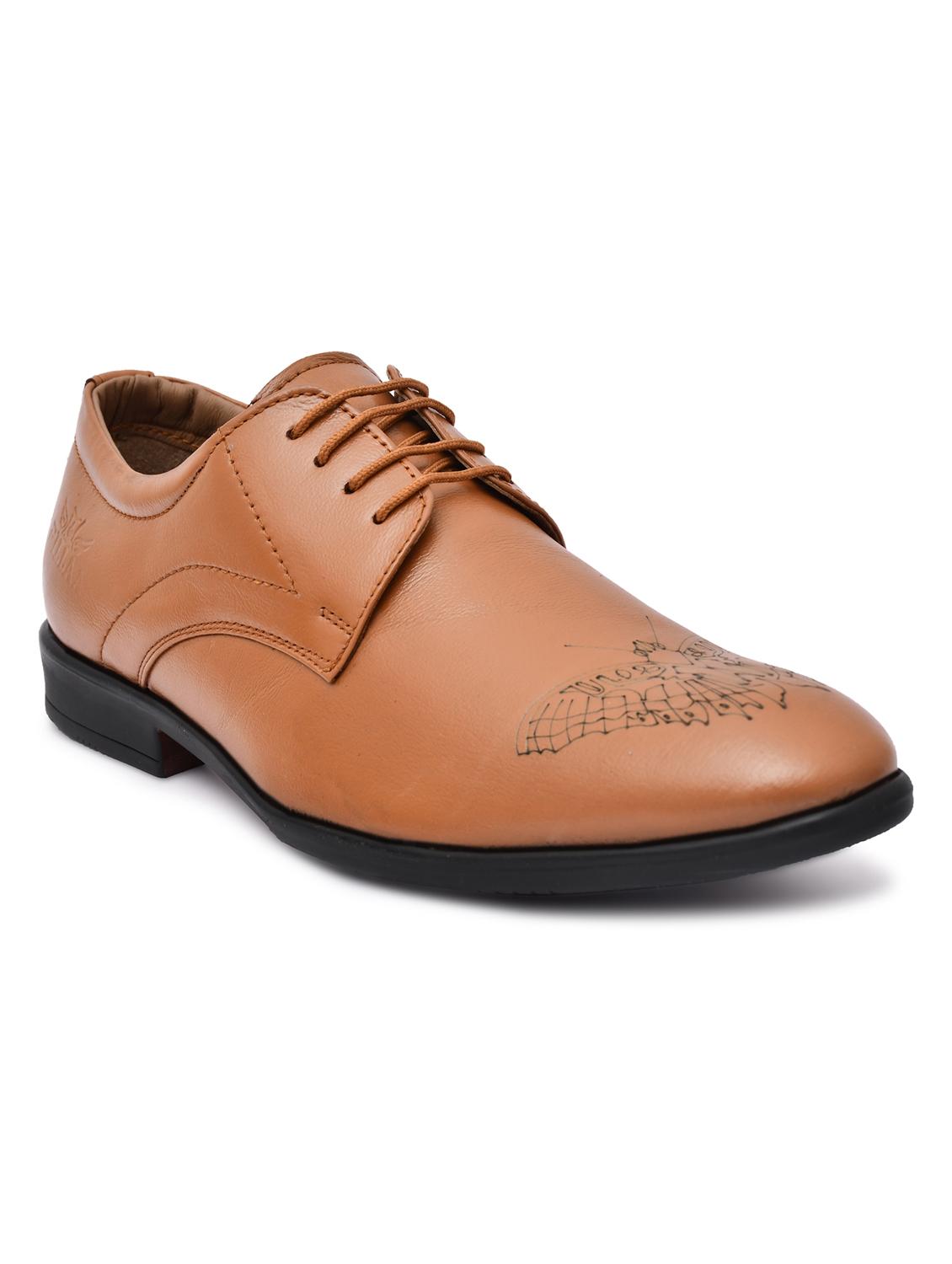 tan leather laceup derbies - 20969836 - Zoom Image - 0
