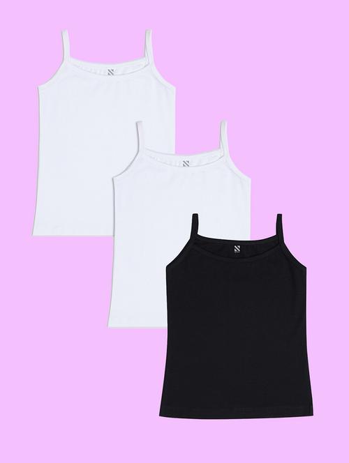 women multicolored solid set of 3 regular slip - 20969895 - Standard Image - 0