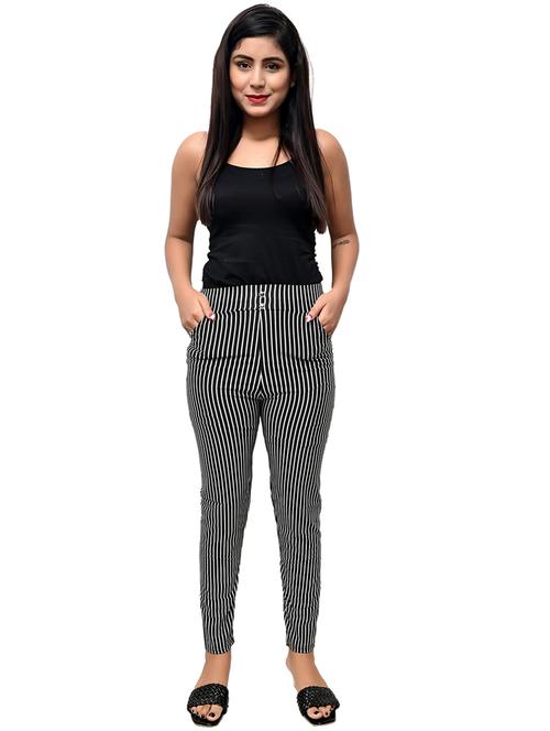 girls striped multi colored jegging - 20970001 - Standard Image - 0