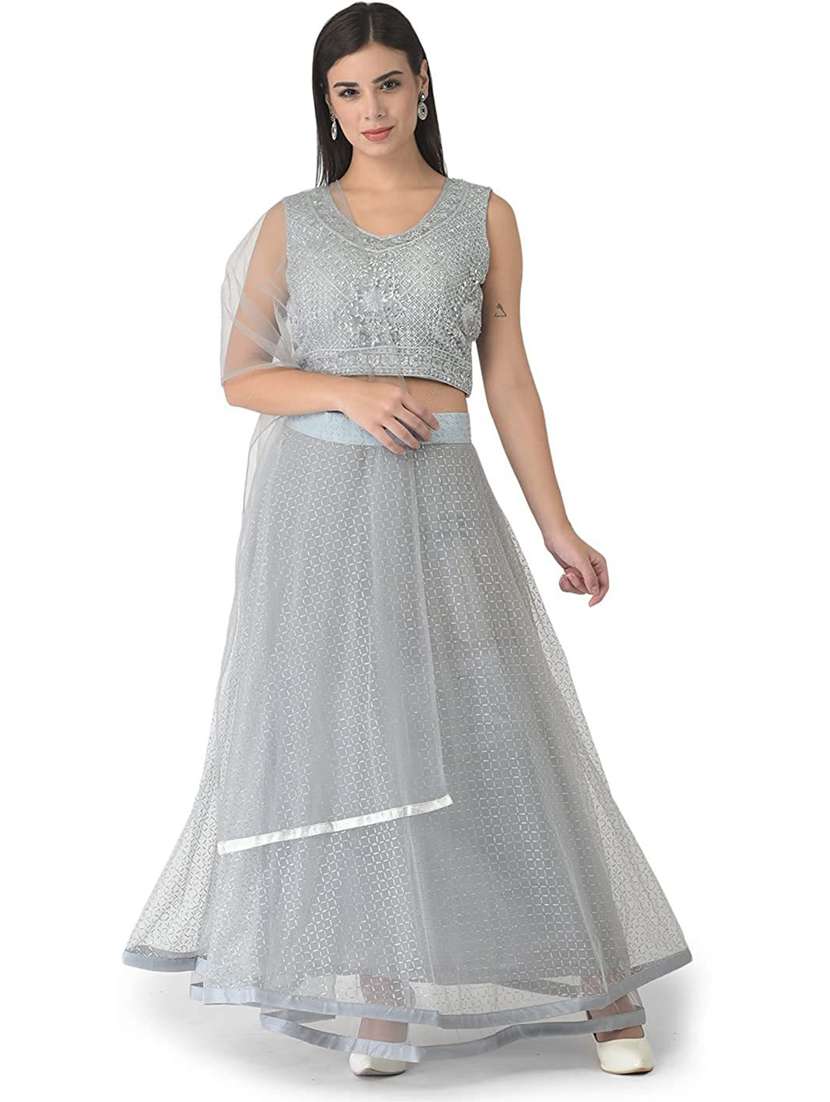 women flared stitched lehnga - 20970034 - Zoom Image - 0