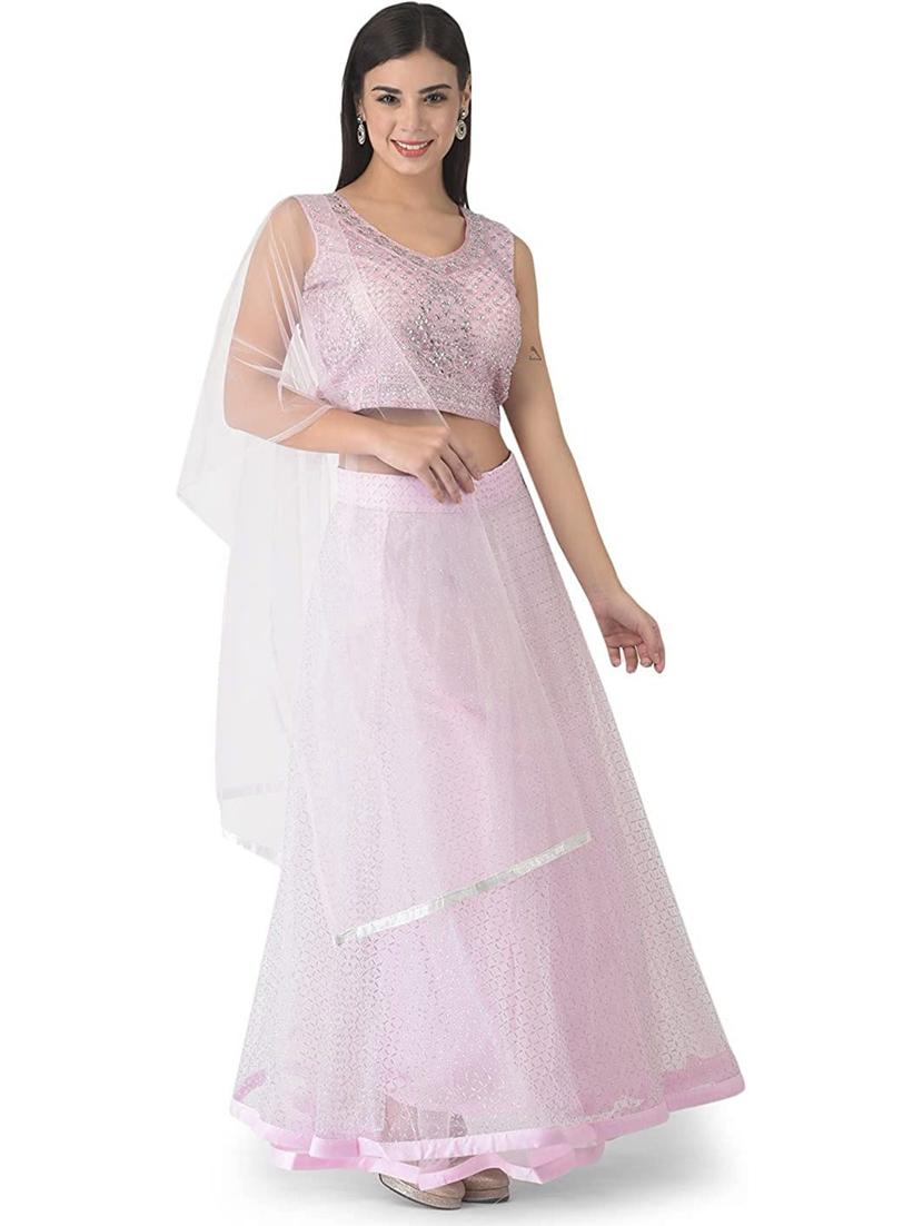 women flared stitched lehnga - 20970037 - Zoom Image - 0