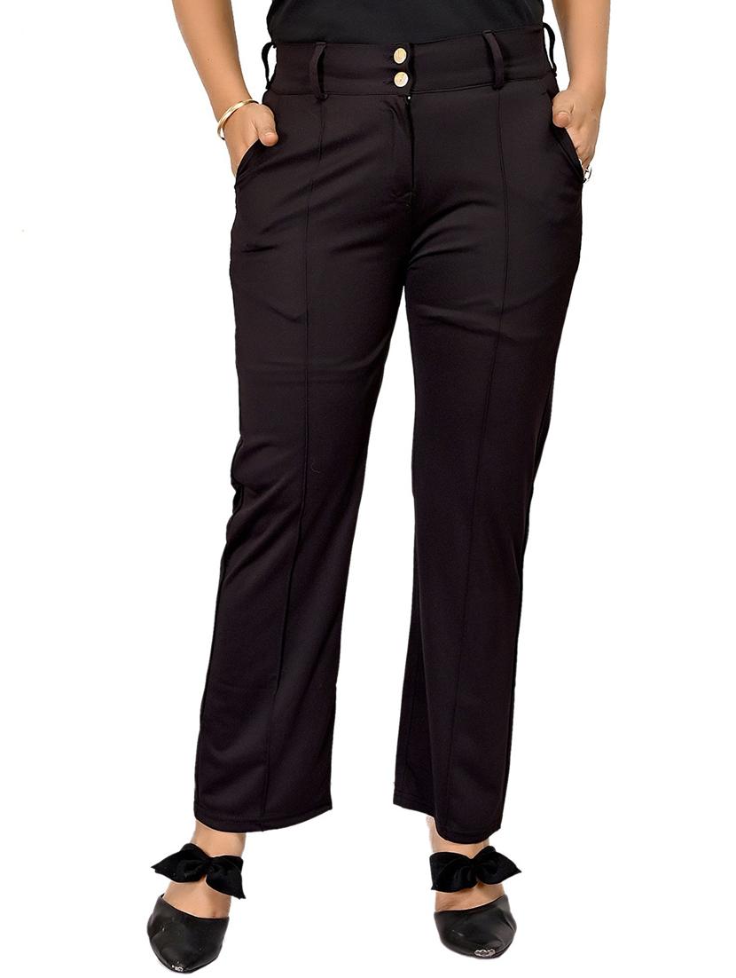 girls solid color casual trouser - 20970110 - Zoom Image - 0