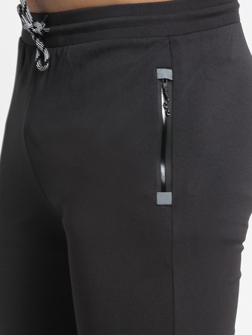 men solid full length track pant - 20970182 - Standard Image - 3