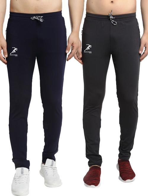 pack of 2 solid full length track pants - 20970185 -  Standard Image - 0