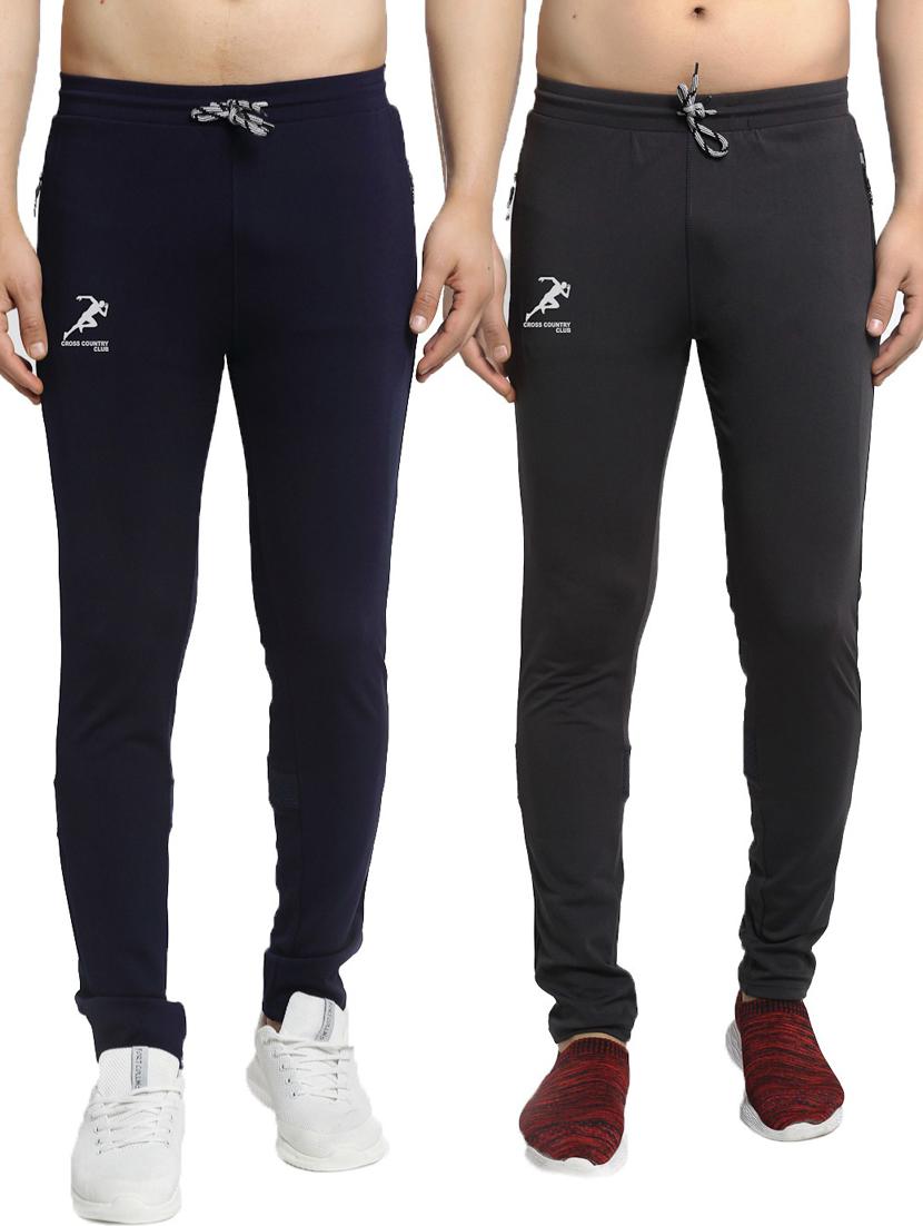 pack of 2 solid full length track pants - 20970185 -  Zoom Image - 0