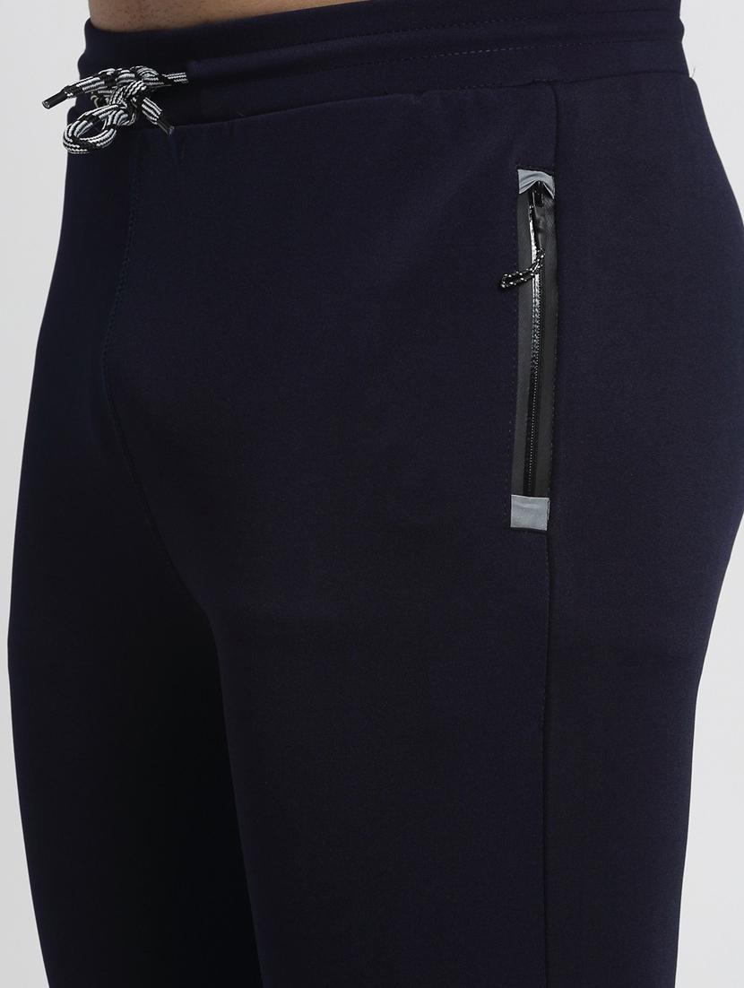 men solid full length track pant - 20970392 - Standard Image - 3