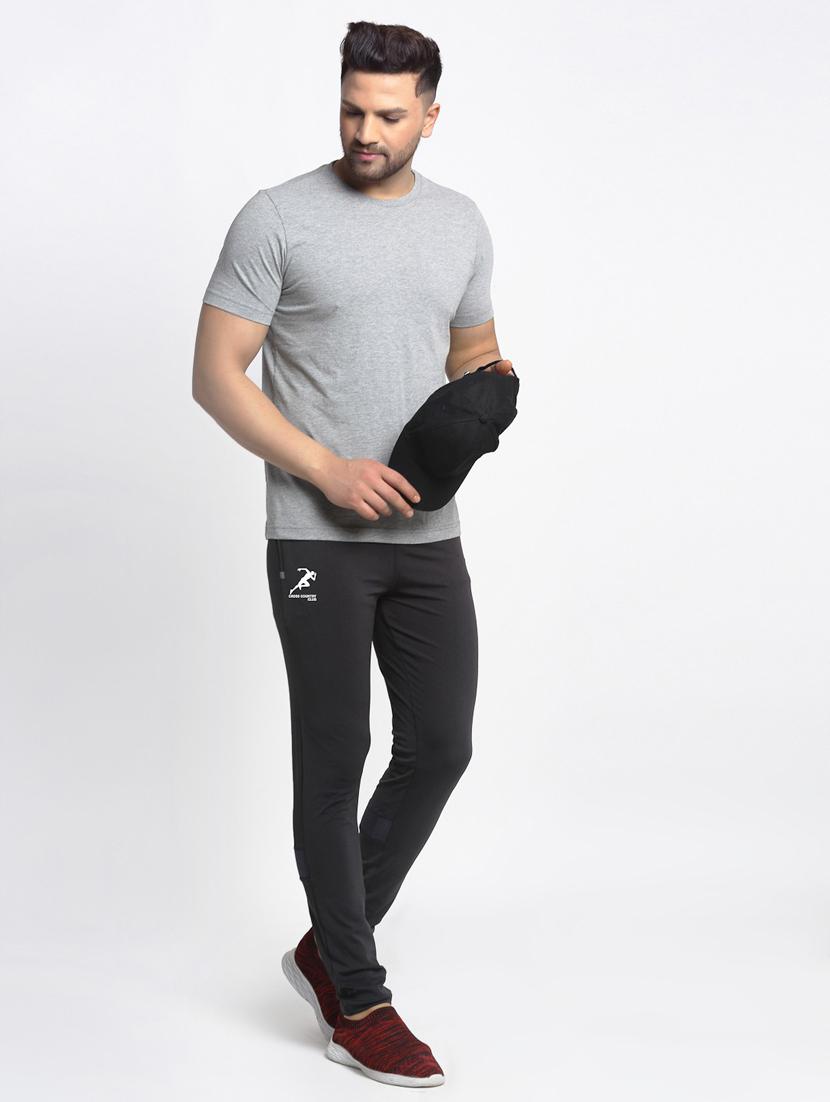 men mid rise placement printed full length track pant - 20970393 - Standard Image - 3