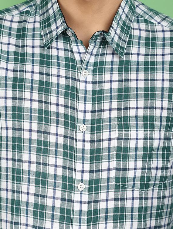 check printed casual shirt - 20970579 - Standard Image - 5