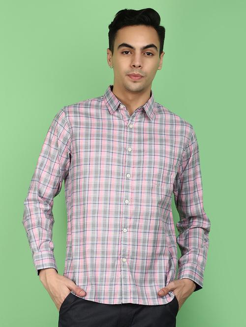 check printed casual shirt - 20970614 -  Standard Image - 0