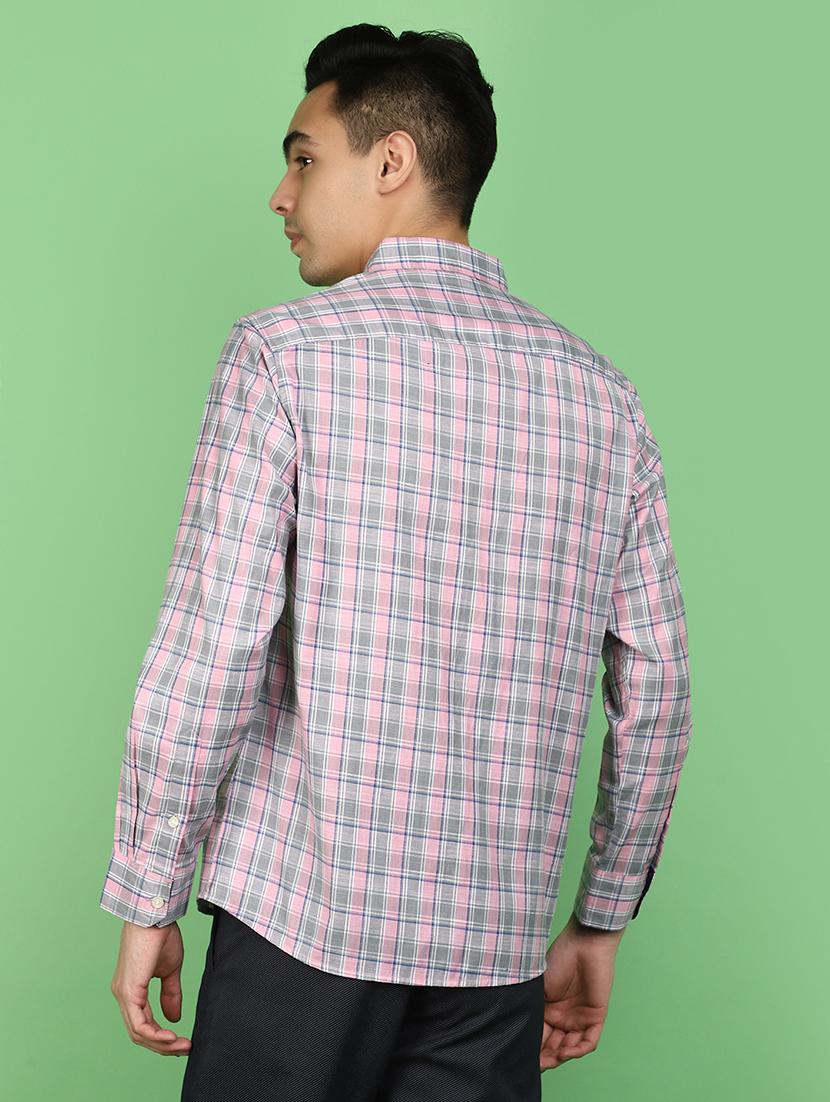 check printed casual shirt - 20970614 - Standard Image - 3