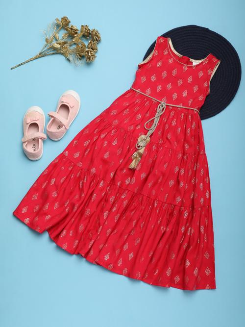 fuchsia viscose frock - 20970624 - Standard Image - 0