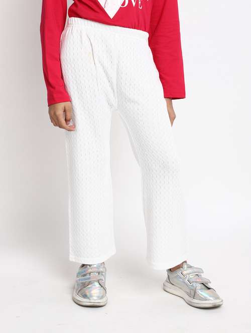 white acrylic blend legging - 20970710 - Standard Image - 0