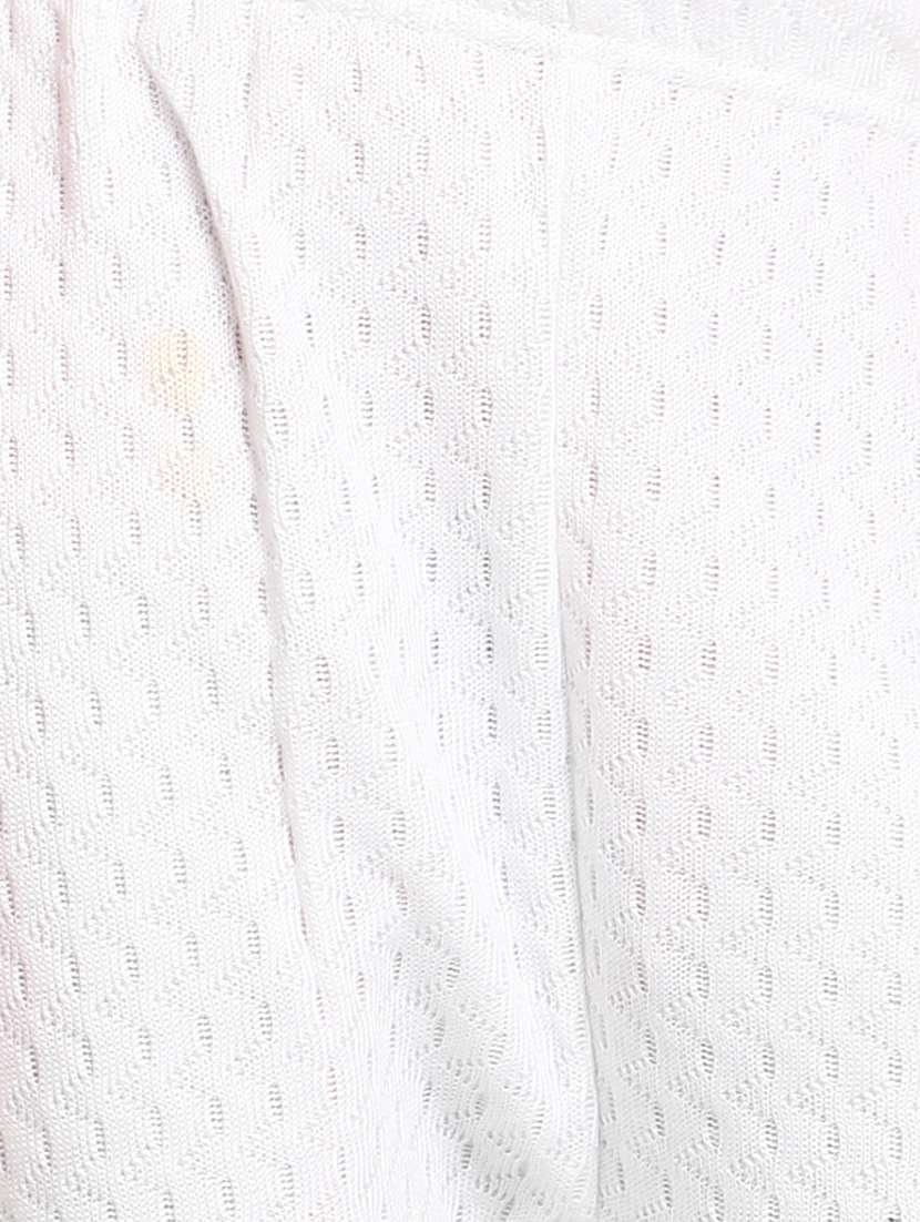 white acrylic blend legging - 20970710 - Standard Image - 5