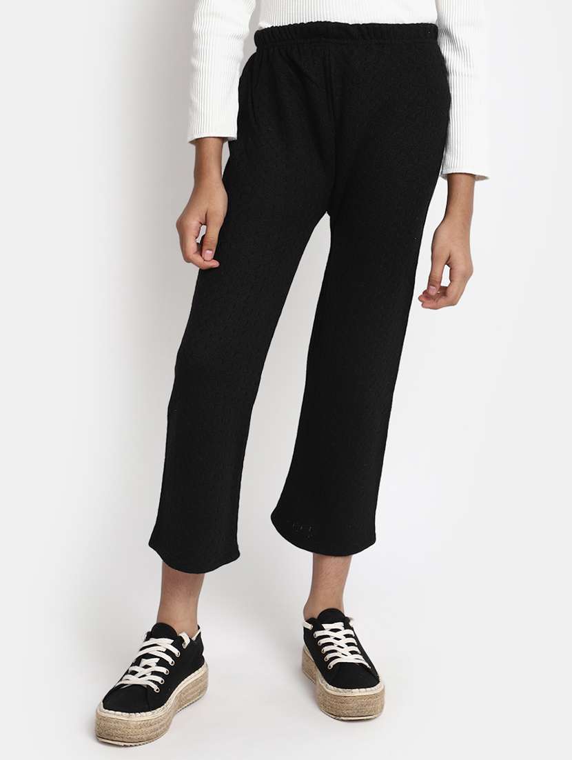 black acrylic blend legging