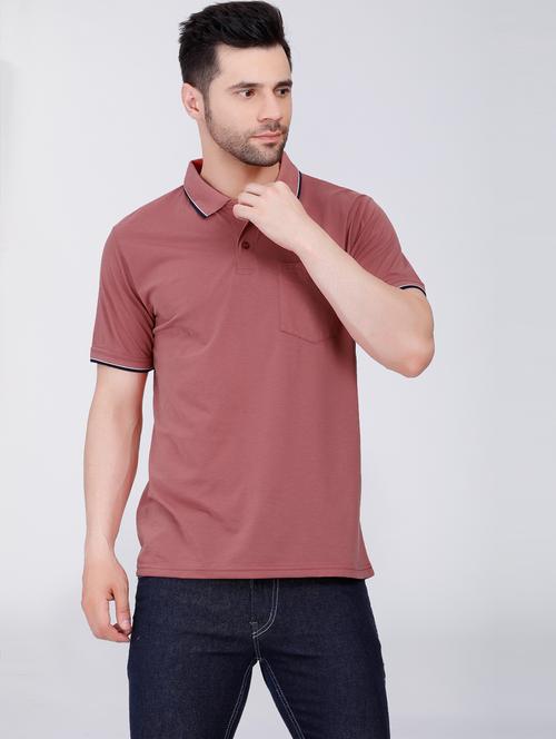 men solid polo t-shirt - 20971447 -  Standard Image - 0